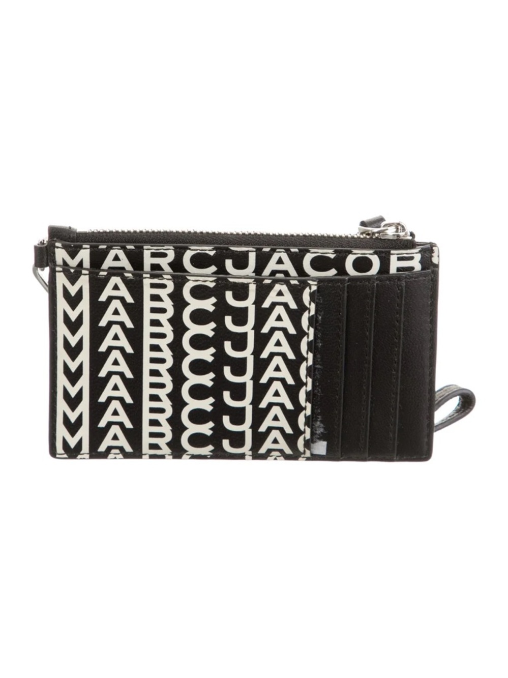 Marc Jacobs Black & White Logo Cardholder Wallet